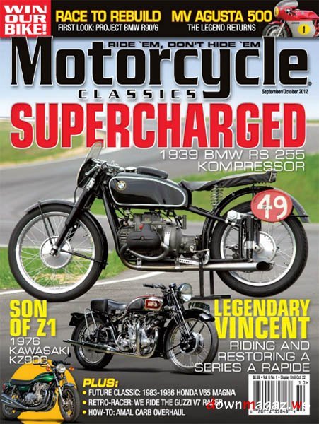 Motorcycle Classics - September/October 2012 Motorcycle Classics - September/October 2012