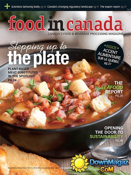 Food In Canada - November/December 2013 Food In Canada - November/December 2013