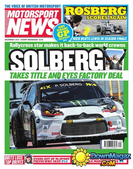 Motorsport News UK - 2 December 2015 Motorsport News UK - 2 December 2015