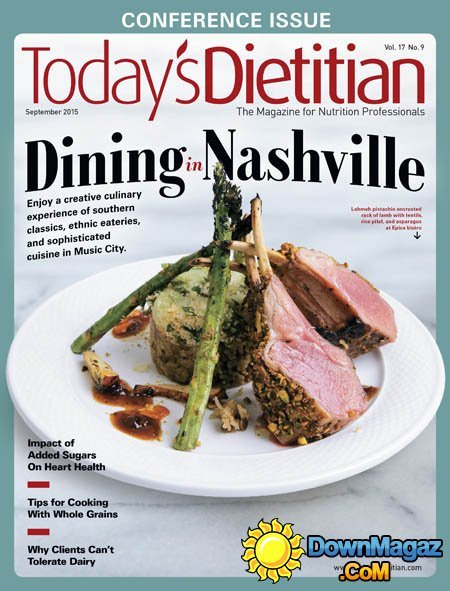 Today's Dietitian USA - September 2015 Today's Dietitian USA - September 2015