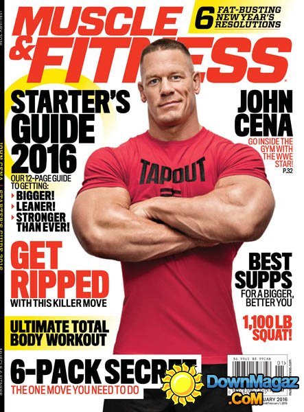 Muscle & Fitness USA - January 2016 Muscle & Fitness USA - January 2016