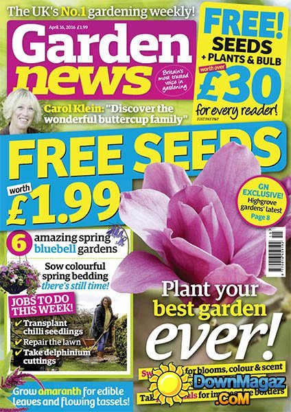 Garden News - April 16, 2016 Garden News - April 16, 2016