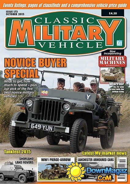 Classic Military Vehicle UK - October 2015 Classic Military Vehicle UK - October 2015
