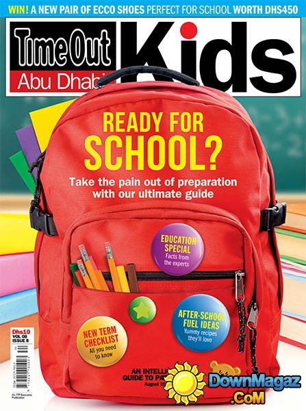 Time Out Abu Dhabi Kids - August 2015 Time Out Abu Dhabi Kids - August 2015