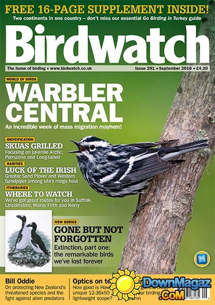 Birdwatch - September 2016 Birdwatch - September 2016