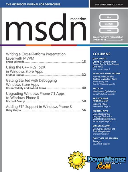MSDN - September 2013 MSDN - September 2013