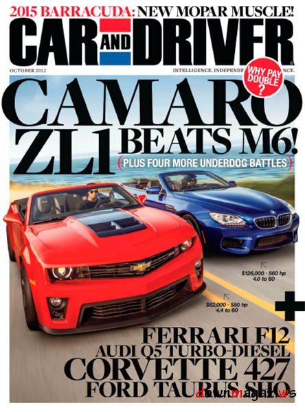 Car and Driver USA Magazine October 2012 Car and Driver USA Magazine October 2012