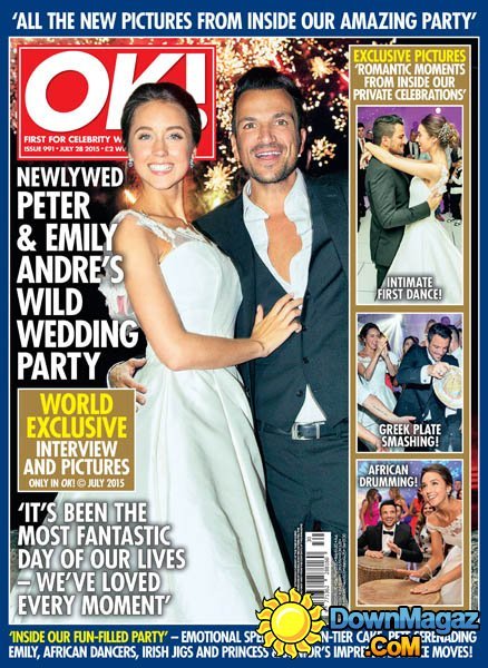 OK! First for Celebrity Weddings UK - 28 July 2015