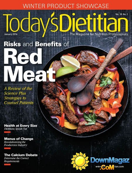 Today's Dietitian - January 2016 Today's Dietitian - January 2016