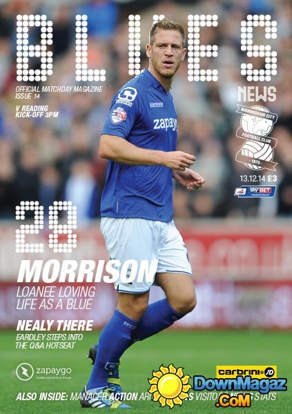 Birmingham City vs Reading – 13 December 2014