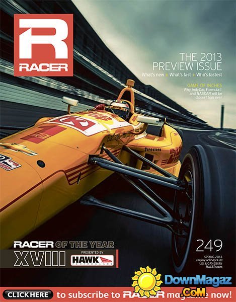 Racer - Spring 2013 Racer - Spring 2013