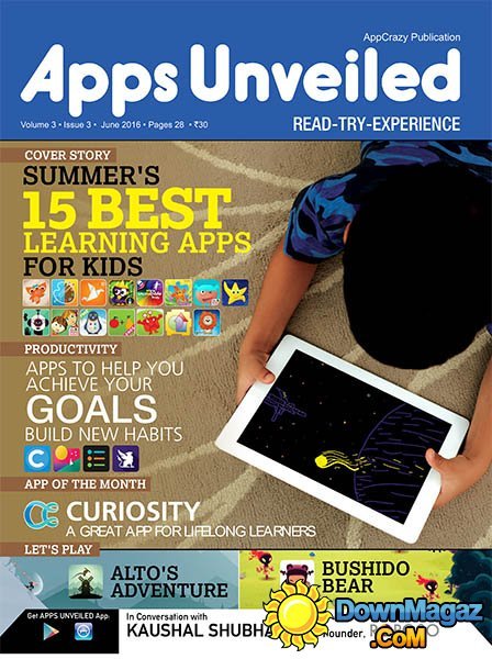 Apps Unveiled - June 2016 Apps Unveiled - June 2016