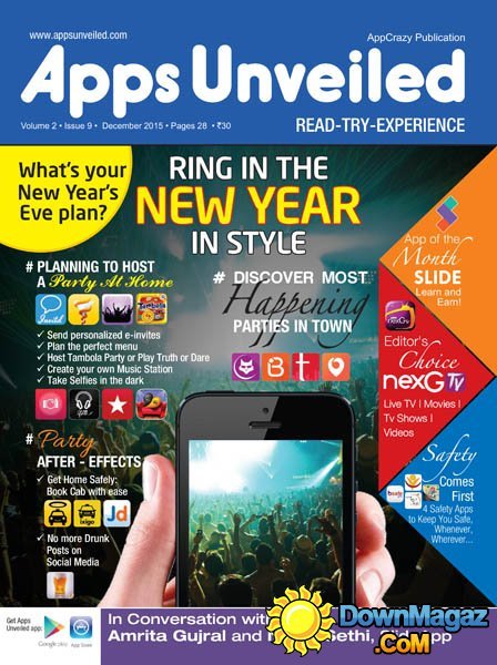 Apps Unveiled IN - December 2015 Apps Unveiled IN - December 2015