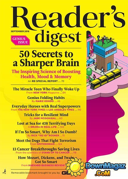 Reader's Digest USA - September 2016 Reader's Digest USA - September 2016