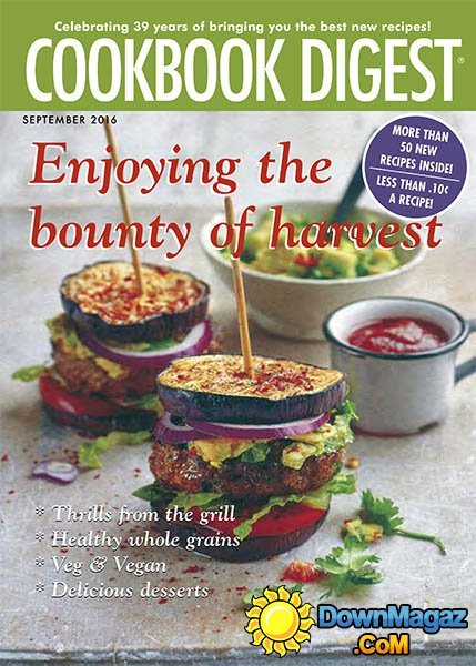 Cookbook Digest - September 2016