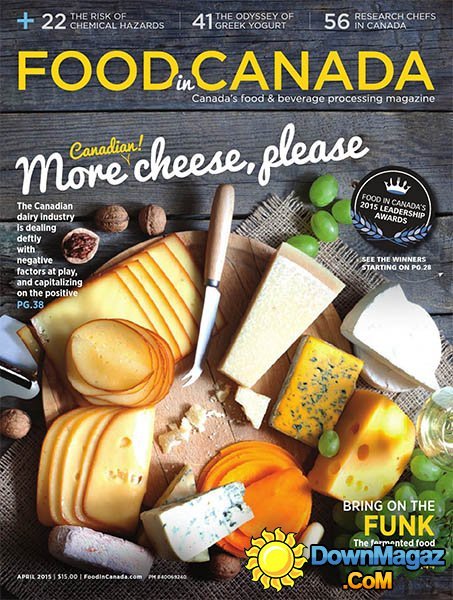 Food in Canada - April 2015 Food in Canada - April 2015