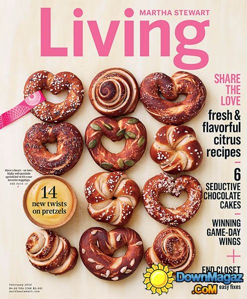 Martha Stewart Living USA - February 2016 Martha Stewart Living USA - February 2016
