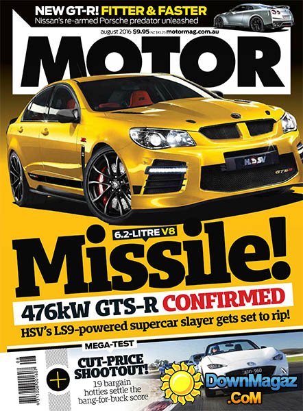 Motor AU - August 2016 Motor AU - August 2016