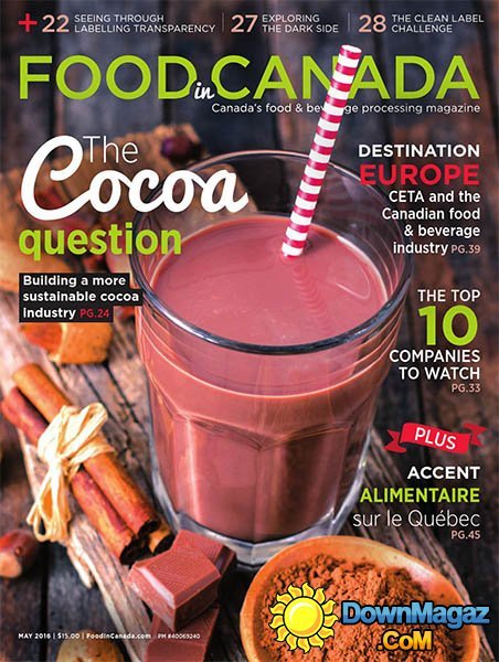 Food In Canada - May 2016 Food In Canada - May 2016