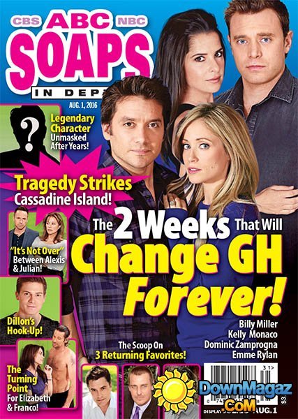 ABC Soaps In Depth - 1 August 2016 ABC Soaps In Depth - 1 August 2016