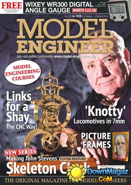 Model Engineer - 22 January 2016