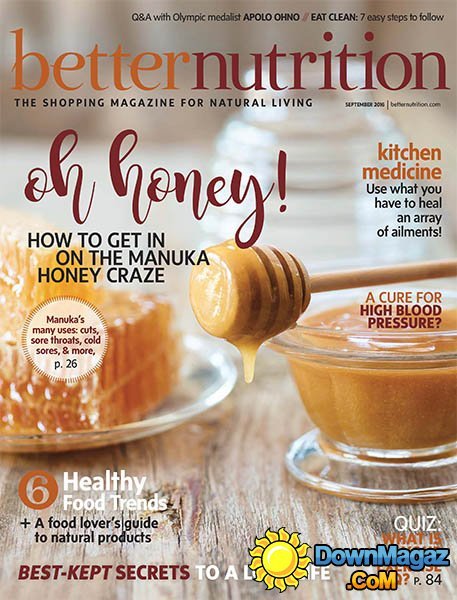 Better Nutrition - September 2016 Better Nutrition - September 2016