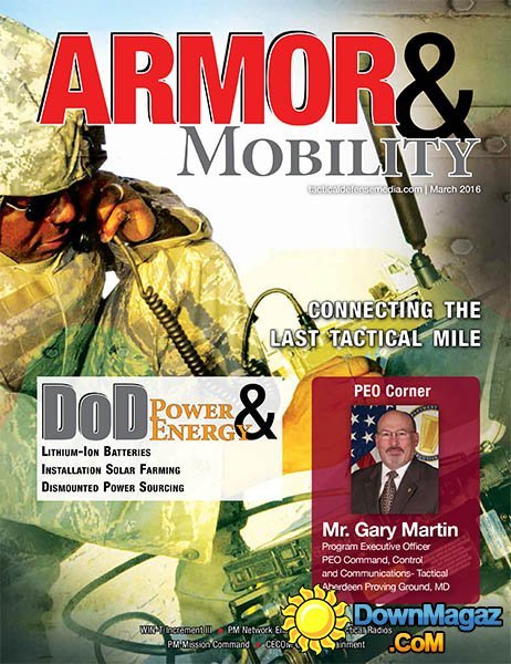 Armor & Mobility - March 2016 Armor & Mobility - March 2016