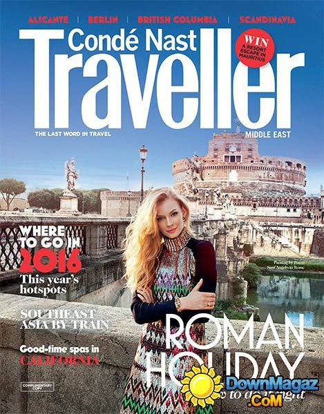 Conde Nast Traveller ME - January 2016 Conde Nast Traveller ME - January 2016