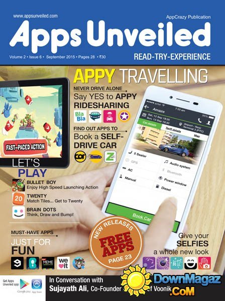 Apps Unveile IN – September 2015 Apps Unveile IN – September 2015