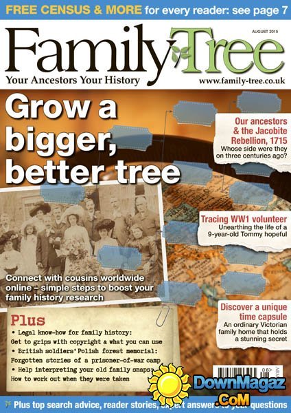 Family Tree UK - August 2015 Family Tree UK - August 2015