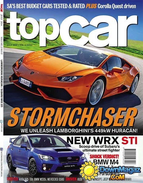 TopCar South Africa - July 2014 TopCar South Africa - July 2014
