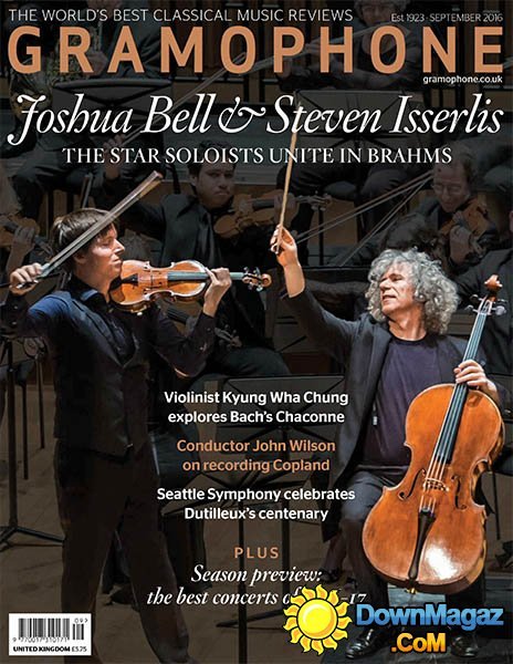 Gramophone - September 2016 Gramophone - September 2016
