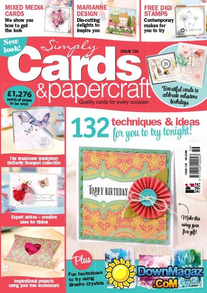 Simply Cards & Papercraft - Issue 136, 2015