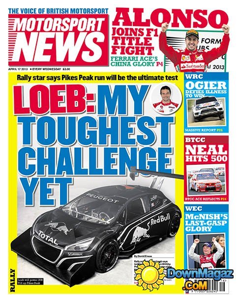 Motorsport News - 17 April 2013