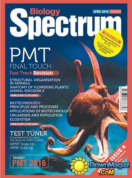 Spectrum Biology - April 2016 Spectrum Biology - April 2016