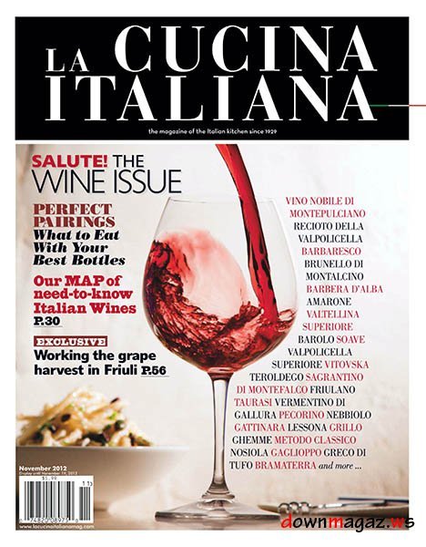 La Cucina Italiana USA - November 2012 La Cucina Italiana USA - November 2012