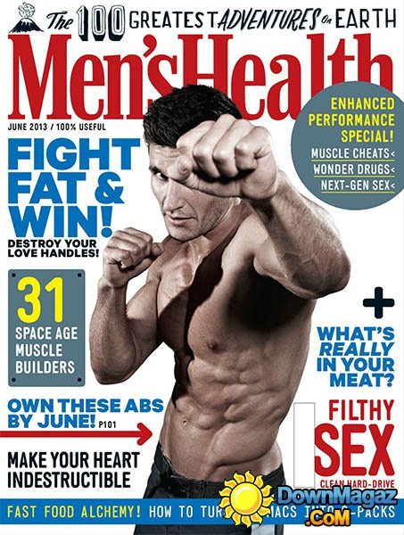 Men's Health - June 2013 (UK) Men's Health - June 2013 (UK)