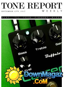 Tone Report Weekly - 15.09.2017 Tone Report Weekly - 15.09.2017