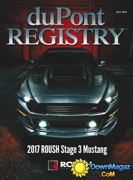 duPont REGISTRY - July 2016 duPont REGISTRY - July 2016