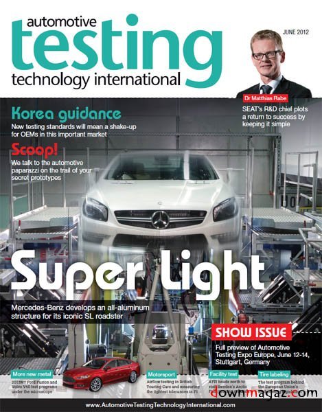 Automotive Testing Technology International - June 2012 Automotive Testing Technology International - June 2012