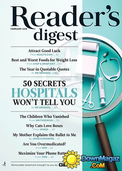 Reader's Digest USA - February 2016 Reader's Digest USA - February 2016