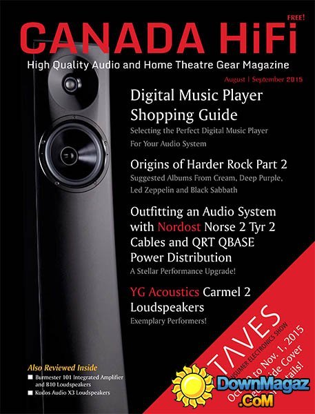 Canada HiFi - August/September 2015 Canada HiFi - August/September 2015