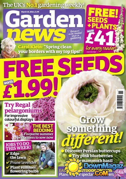 Garden News - 19 March 2016 Garden News - 19 March 2016