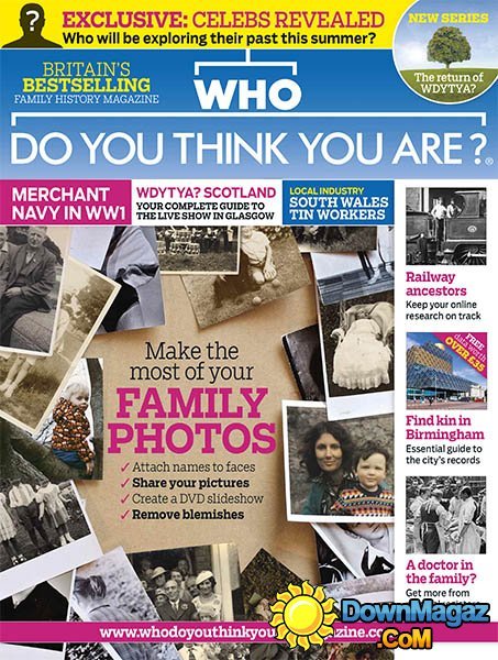 Who Do You Think You Are? - August 2014 Who Do You Think You Are? - August 2014
