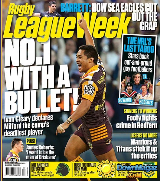 Rugby League Week - 31 March 2016 Rugby League Week - 31 March 2016