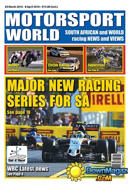 Motorsport World - 24 March 2016 Motorsport World - 24 March 2016