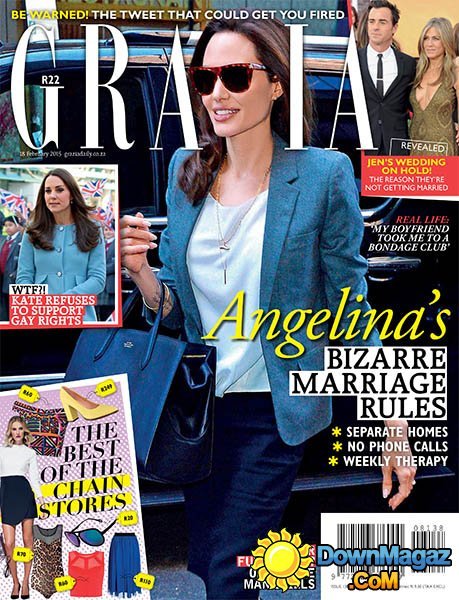 Grazia South Africa - 18 February 2015 Grazia South Africa - 18 February 2015