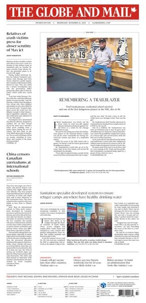 The Globe and Mail - 11.25.2020