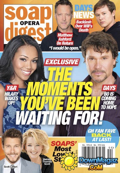 Soap Opera Digest USA - 2 November 2015 Soap Opera Digest USA - 2 November 2015