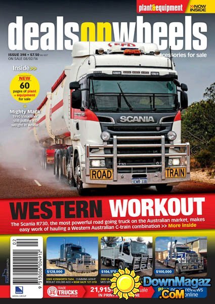 Deals On Wheels AU - Issue 398 2016 Deals On Wheels AU - Issue 398 2016